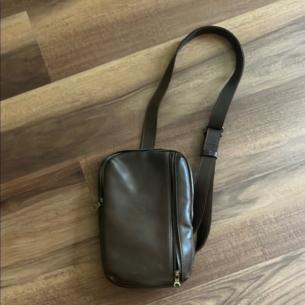 Brown Parker Clay Bale Sling Bag